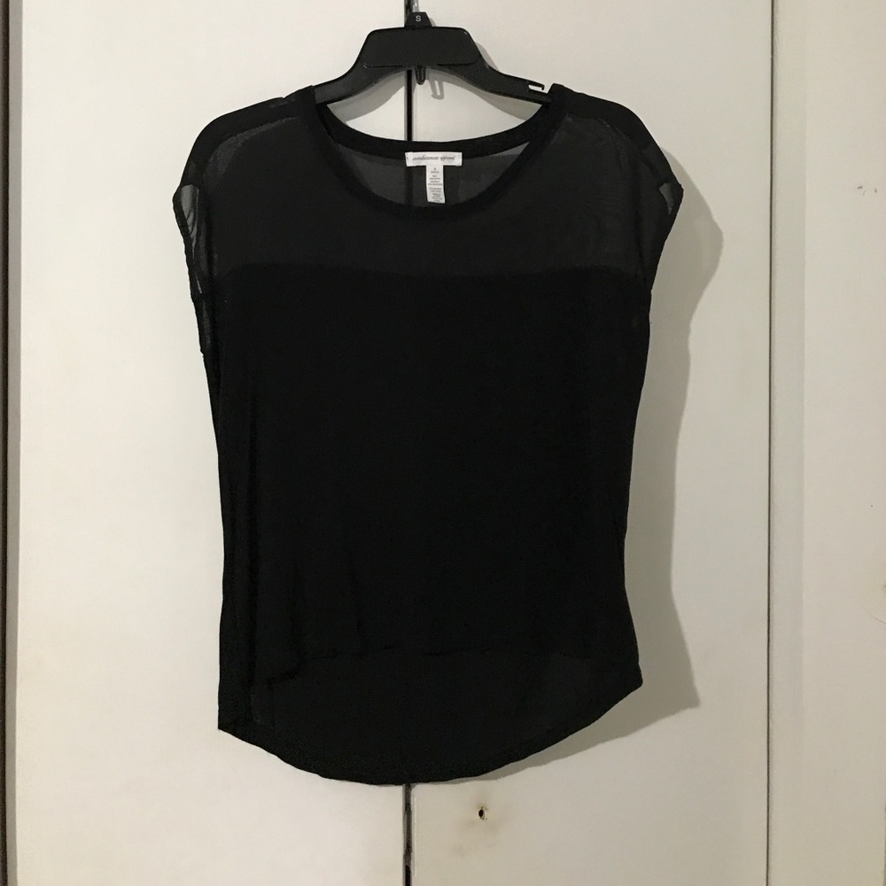 Mesh top shirt