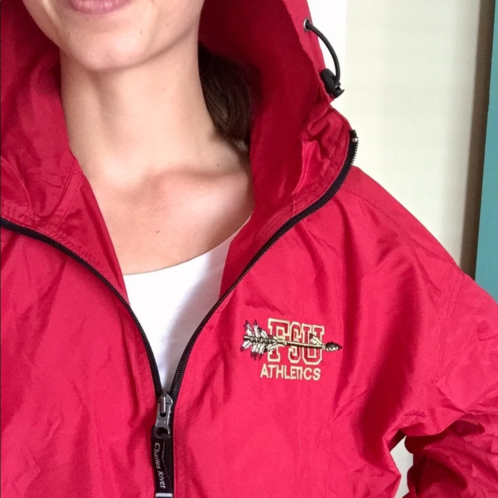 FSU rain jacket