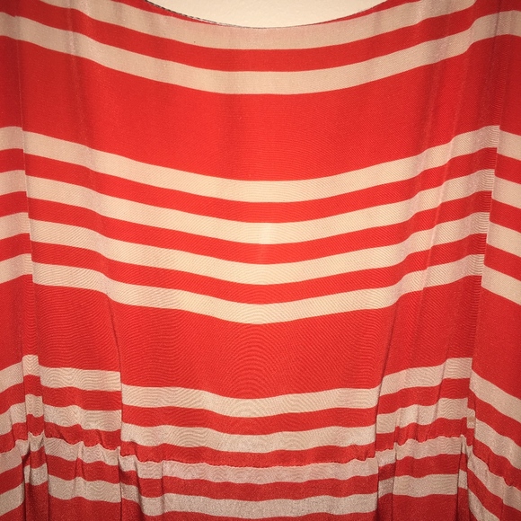 J.Crew Silk Striped Blouson Dress - Picture 5 of 6