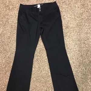 Arizona schoolgirl boot cut pants. Juniors size 9