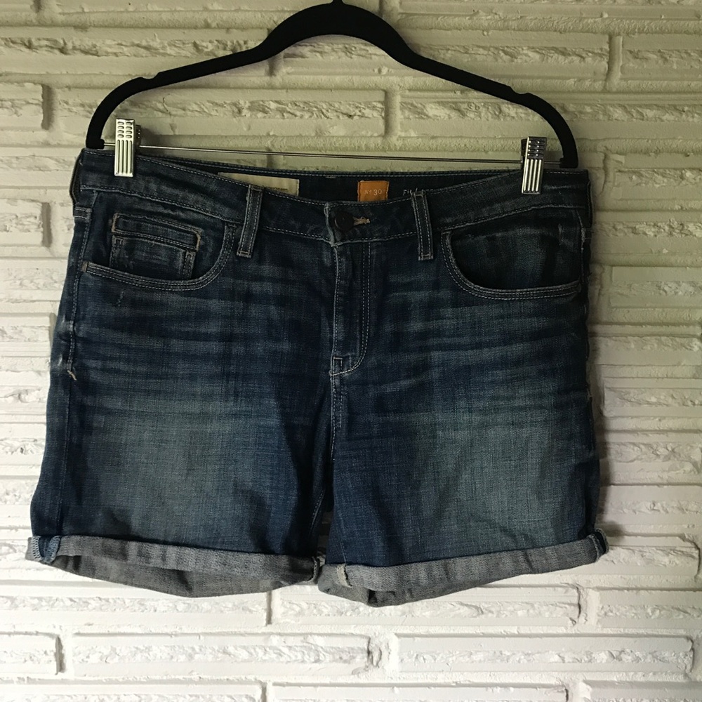 Pilcro and the Letterpress Denim Shorts