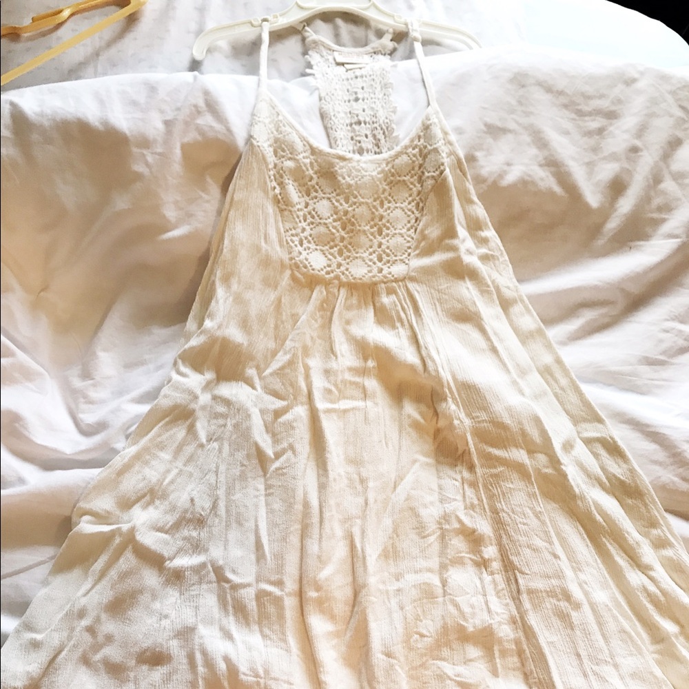 Cream Lace Dress
