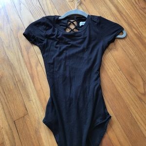 Size small black Abercrombie bodysuit