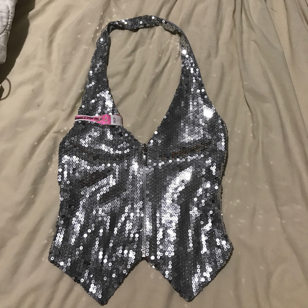Sequin vest