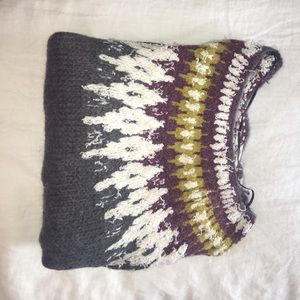 Gray Free People Sweater