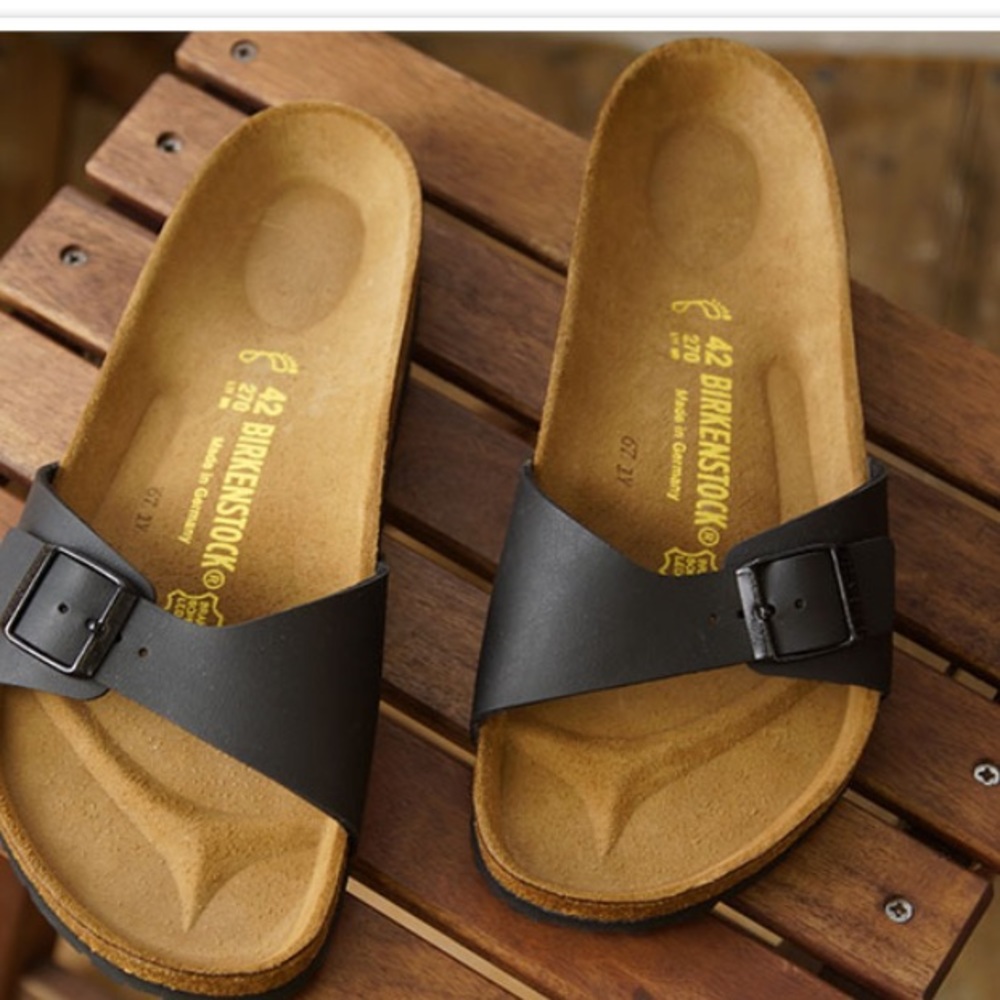 Brand New Birkenstock Black Madrid 5.5-6.5 🐾