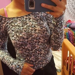 flower print top