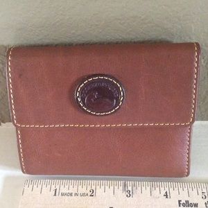 Rooney & Bourke brown leather fold wallet