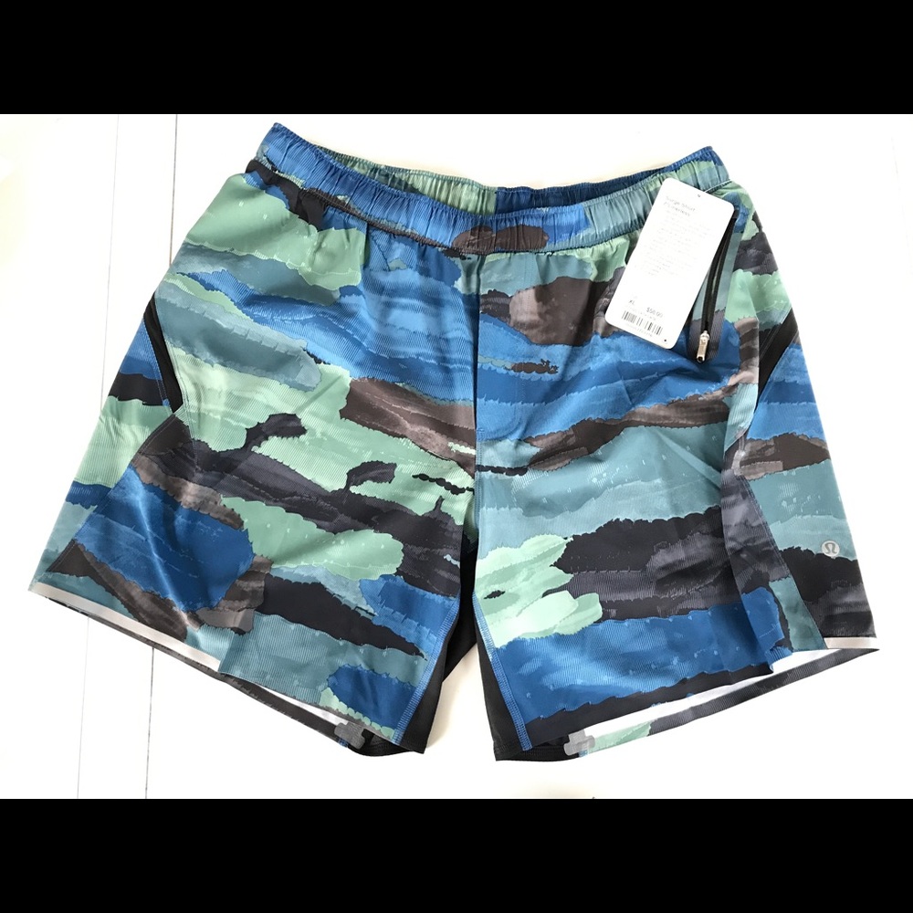 Mens Lululemon Surge Shorts Linerless Sz XL