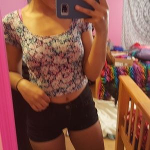 flower crop top