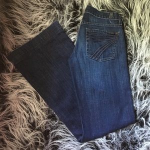7FAM Dojos Full Length Dark Wash
