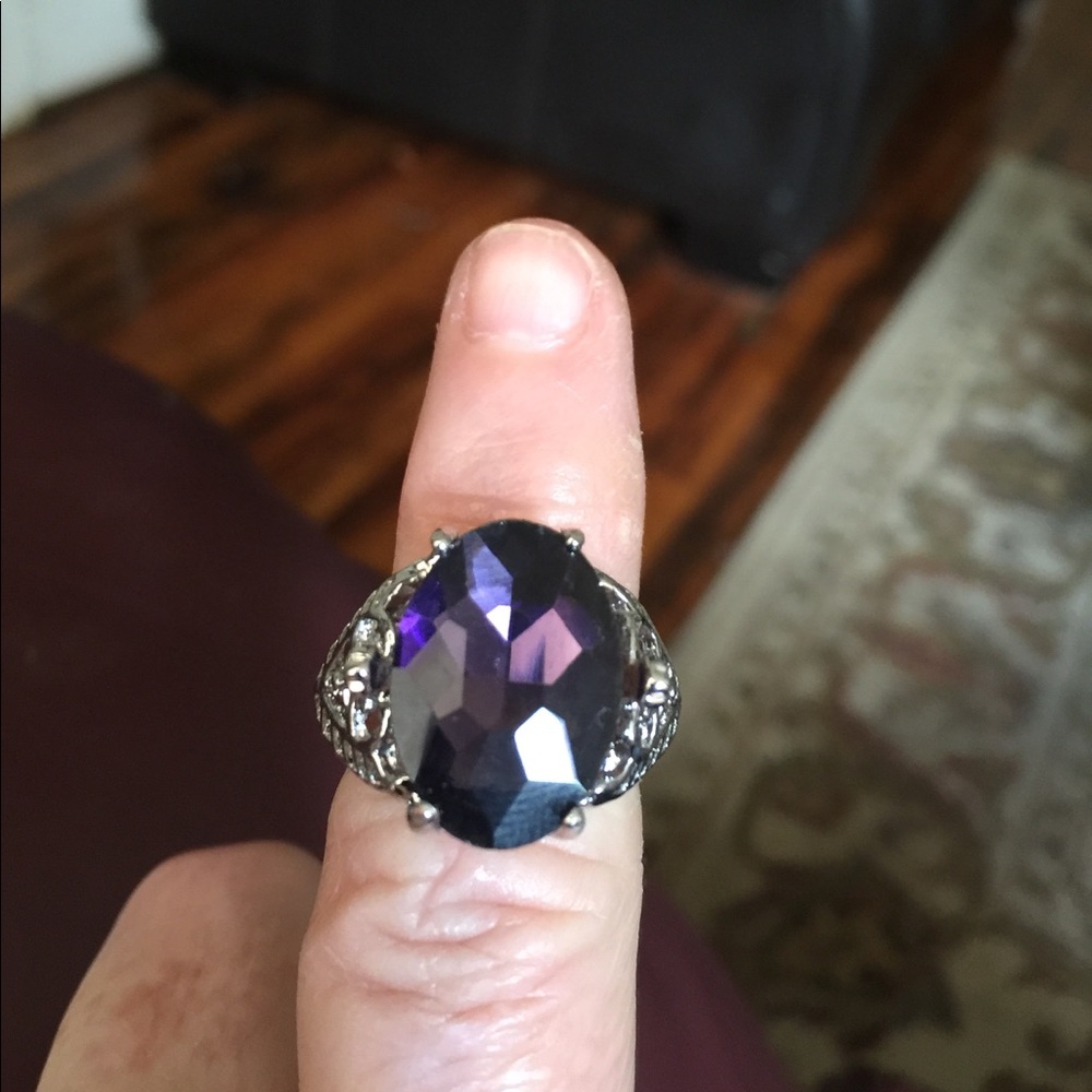 REDUCED-SS 925 Amethyst Ring is Gorgeous