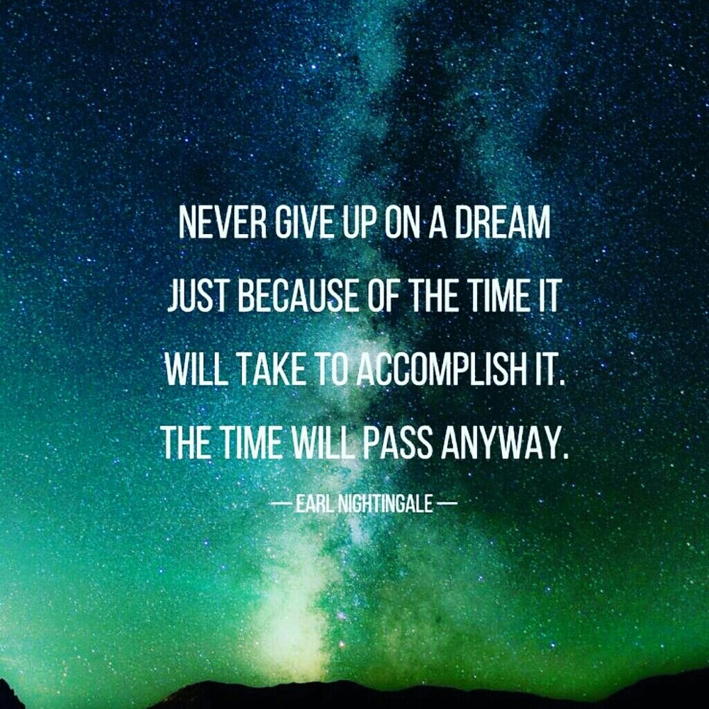 Earl quote in white picture frame