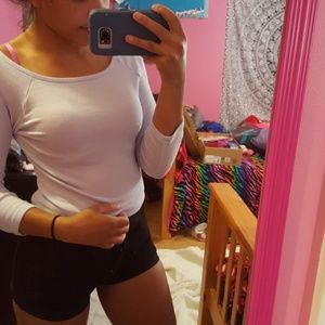 baby blue long sleeve top