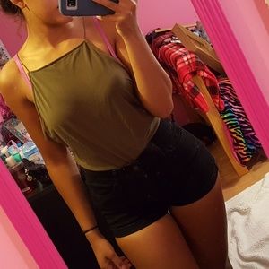 Olive green bodysuit