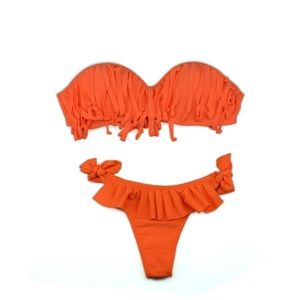 MODA PRAIA FRINGE BIKINI