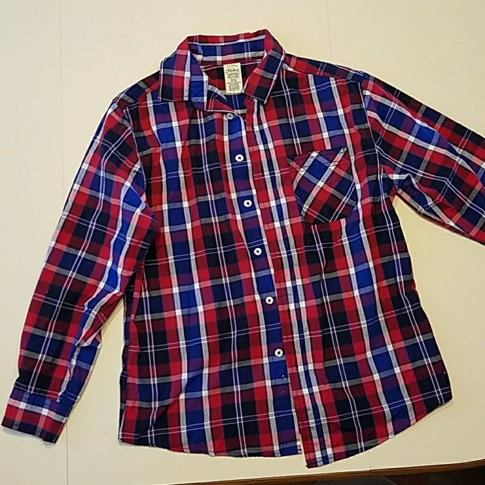 🎃14/16 button up flannel