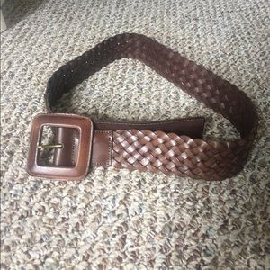 Banana Republic braided leather belt