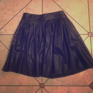 Faux Leather skirt
