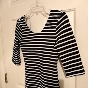 Stiped rue 21 bodycon dress