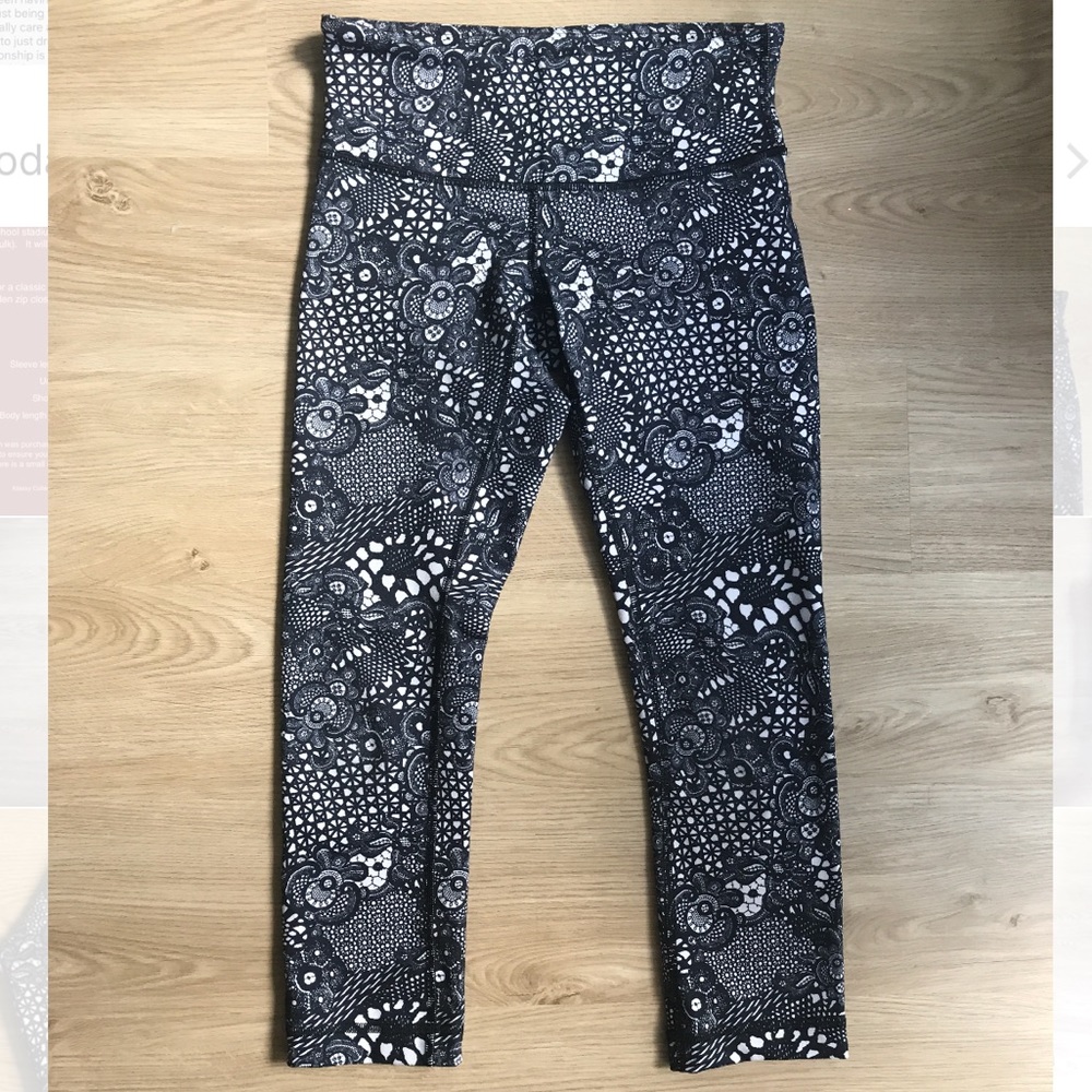 Lululemon Wunderunder Crop Legging