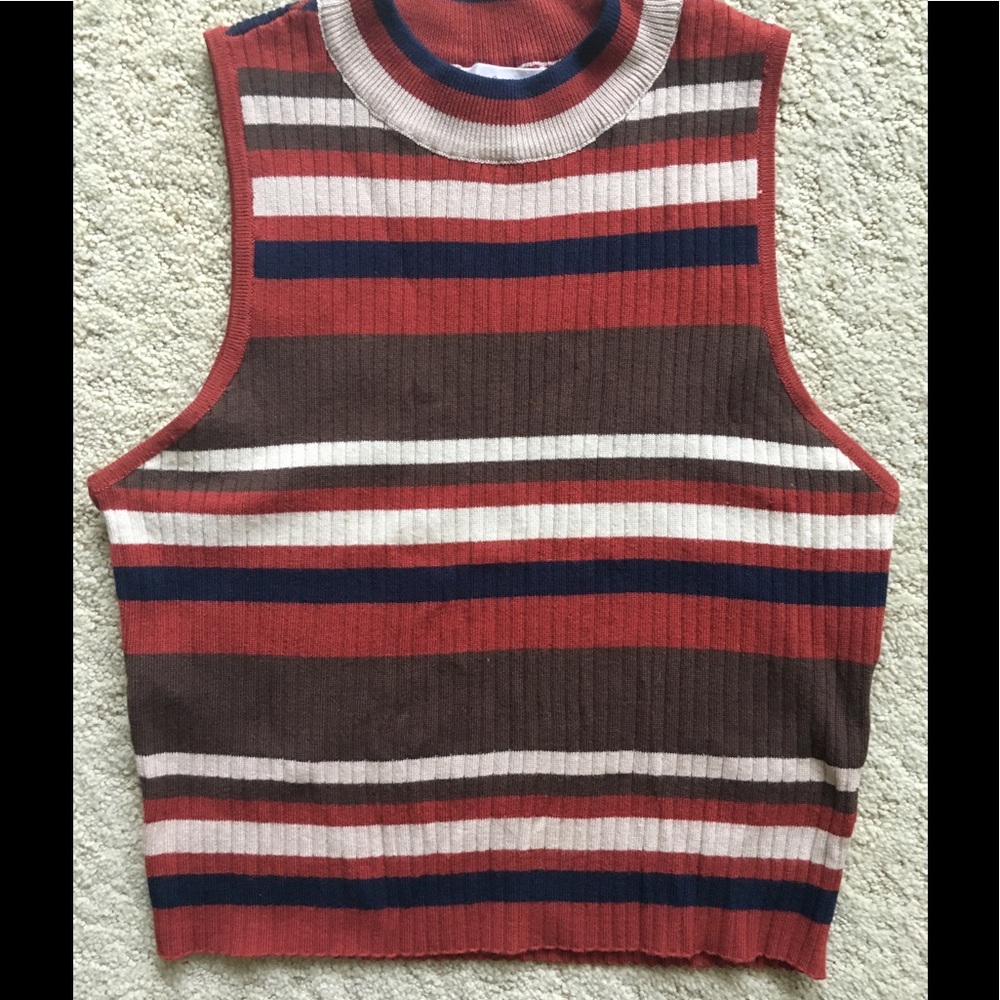 Autumn striped tank
