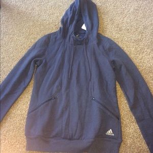 Grey-ish blue Adidas hoodie