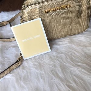 Michael Kors Gold Crossbody