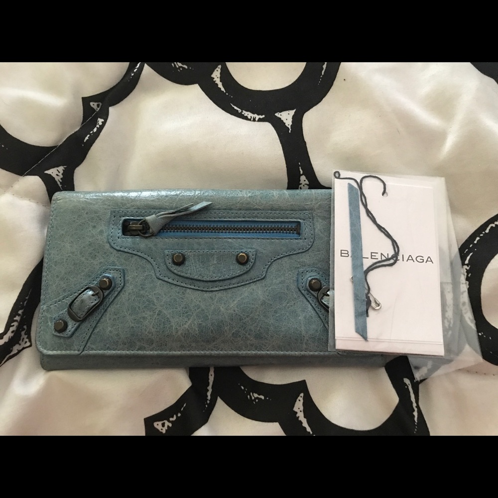 Balenciaga leather wallet