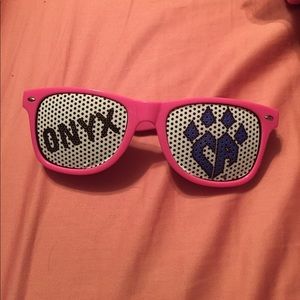 Pink Cheer Athletics onyx sunglasses
