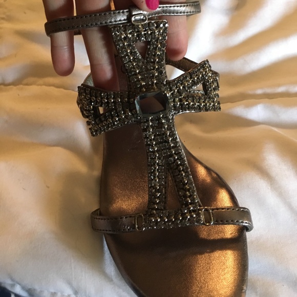 Jeweled Ankle Strap 4 inch Heels - Picture 2 of 4