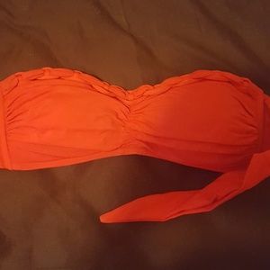 La Blanca red orange bikini sz 10 top sz 12 bottom