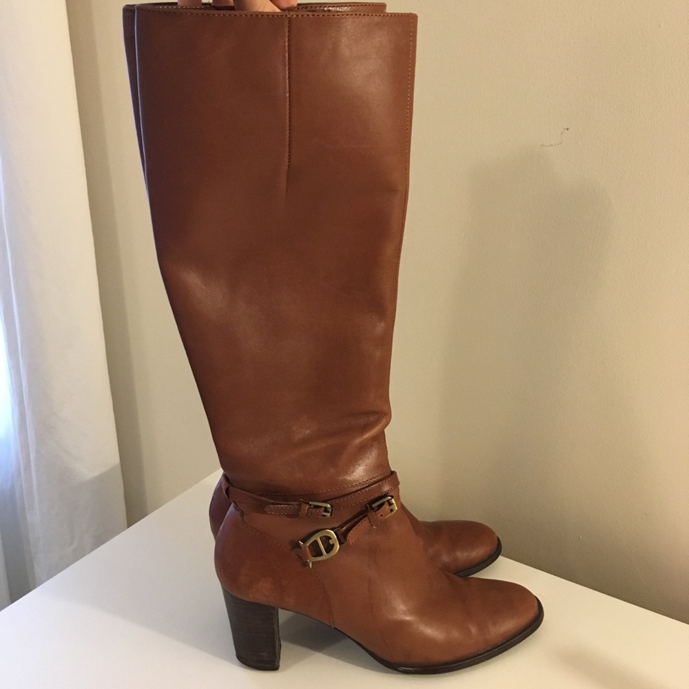 3" Block Heel Aigner Tall Boots