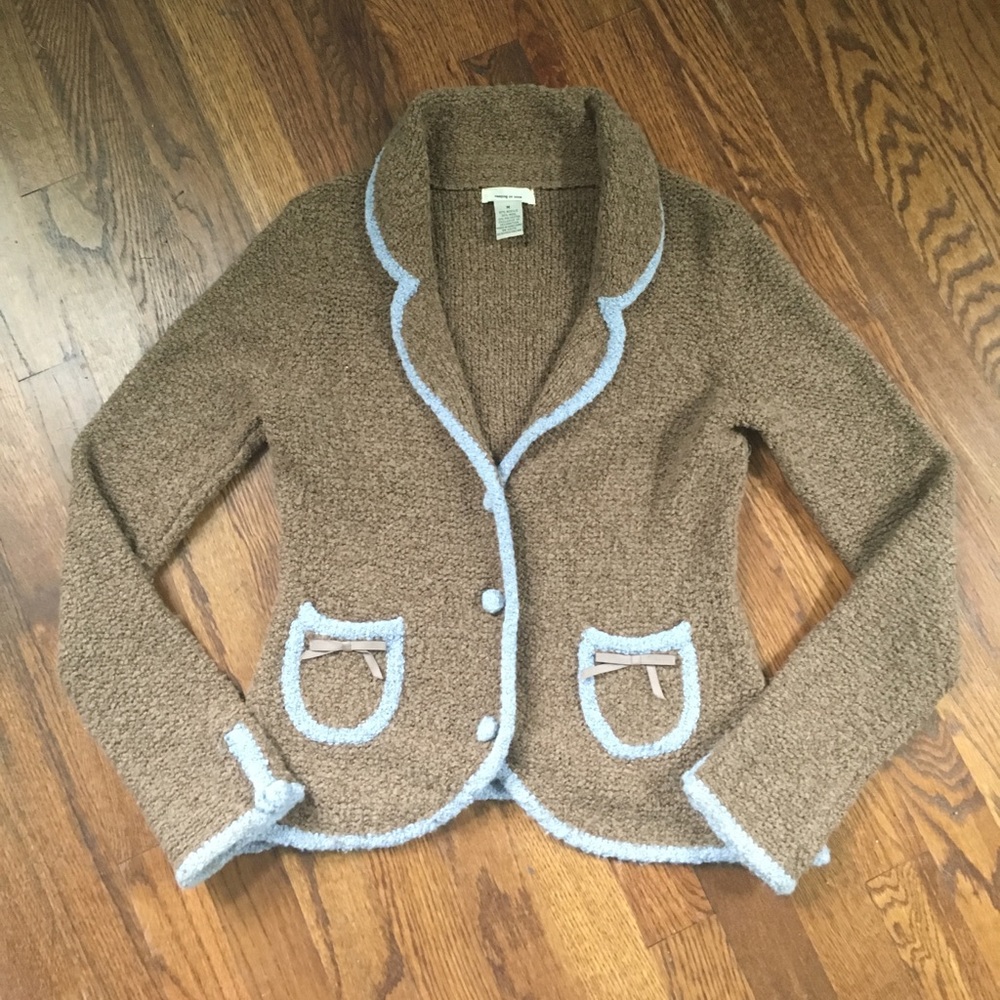 Anthropologie Sleeping on Snow sweater cardigan