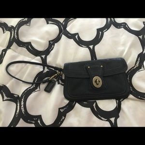 Coach mini wristlet