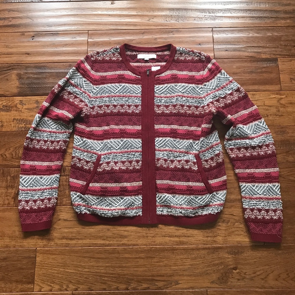 🆕🆕LOFT Zip Up Sweater