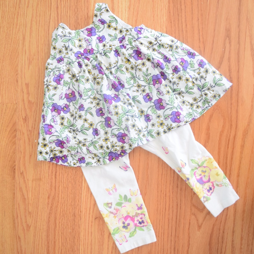 GAP Flower Tunic with Matching Leggings