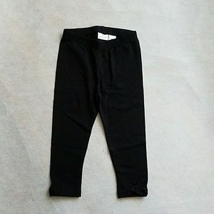 Jumping Beans Girls Black Bow Leggings (18m)