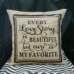 Every love  story ...pillow