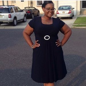 Navy Blue Formal Dress