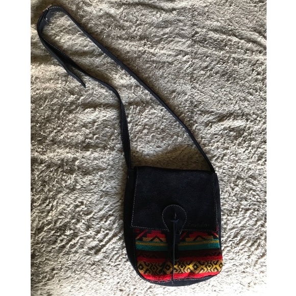 Aztec pattern cross body bag - Picture 2 of 3