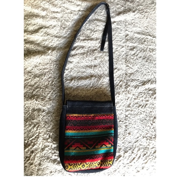 Aztec pattern cross body bag - Picture 3 of 3