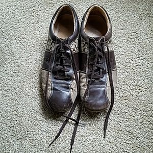 Size 11M Men's Brown Coach Tennis Shoes