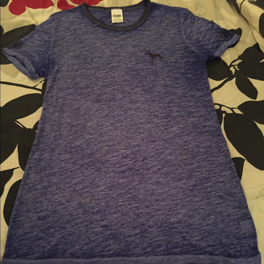 VS Pink Burnout Tee