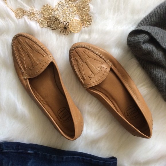 Mixed Blues Shoes - Vintage Leather Moccasins