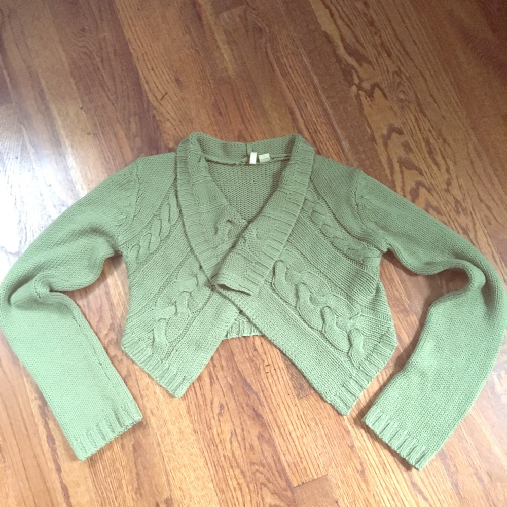 Anthropologie moth cropped sweater cardigan