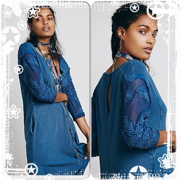 FREE PEOPLE SCOUTING DAY DRESS NWT SMALL - Picture 2 of 4