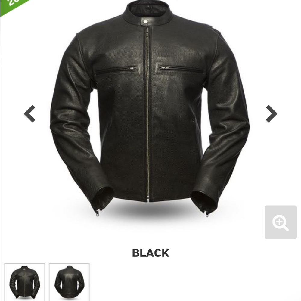 First Manufacturing Turbine Jacket. Leather