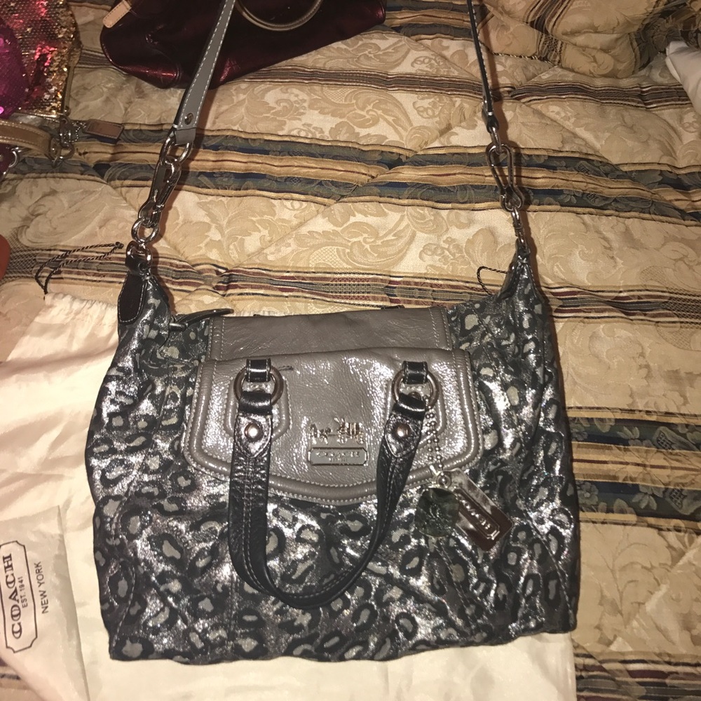 Coach Cheetah print shoulder bag
