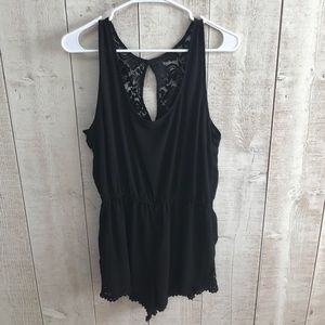 NWOT Ambiance Sleeveless V Neck Romper